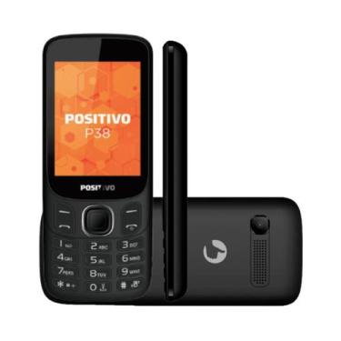 Imagem de Telefone Celular Simples Idoso Números E Letras Grandes + - Positivo