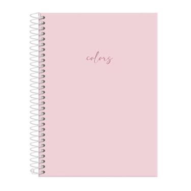 Imagem de Caderno Colegial Solid Colors Rosa Claro 20 Matérias
