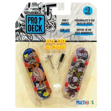 Imagem de Kit Skate de Dedos - Pro Deck MULTIKIDS