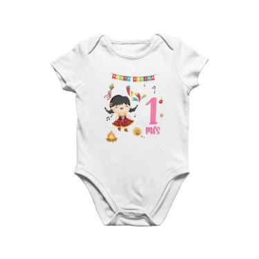 Imagem de Body Bebê Mesversario Festa Junina em Familia Minha Primeira Festa Jun