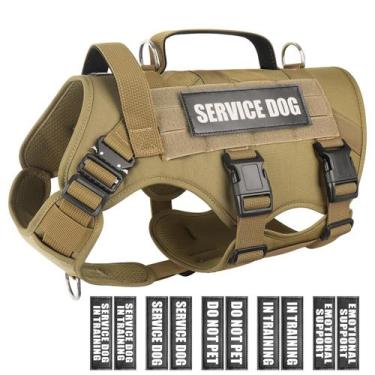 Imagem de Colete para cães WINSEE Tactical Working MOLLE para cães grandes