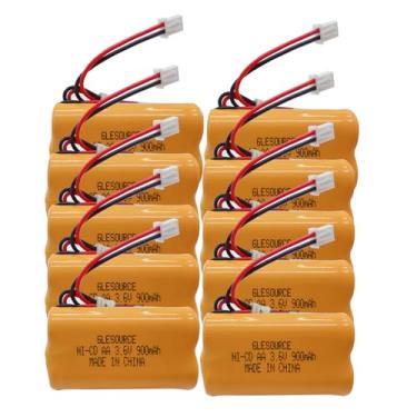Imagem de GLESOURCE Substituição de bateria de luz de emergência de sinal de saída 3,6V 900mAh para Exitronix 10010037, Max Power B2-0031 MH468886, Unitech LEDR-1 6200RP, Dantona CUSTOM-318 OSA230, Lowes 253799