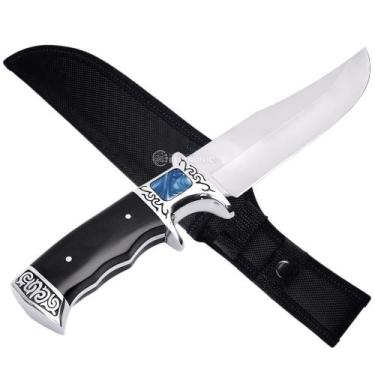 Imagem de Faca Profissional Lâmina de Aço 440 Inoxidável com Cabo Full Tang em M