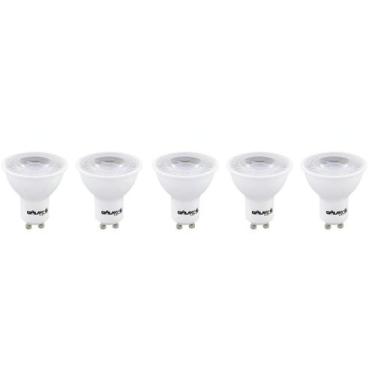Imagem de Kit 5 Lampadas LED Dicroica MR16 GU10 6,5W 6500K Luz Branca - GALAXY