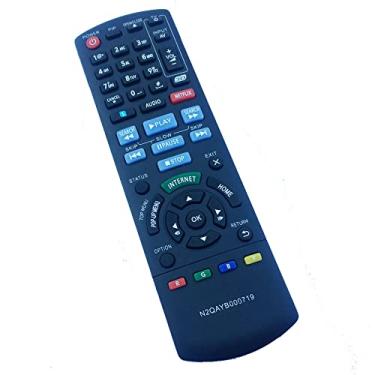 Imagem de Controle remoto de substituição N2QAYB000719 compatível com Panasonic Blu-ray Disc Player DMP-BDT220 DMP-BDT120 DMPBDT220 DMPBDT120 DMPBDT220CP