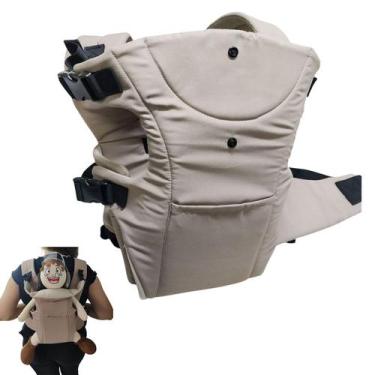 Imagem de Canguru Carregador Bebe Criança Alça Ajustavel Bolso Seguro Confortave