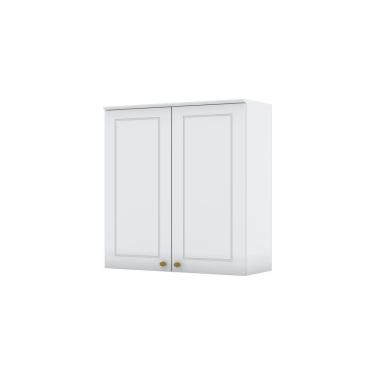 Imagem de Armário Aéreo 02 Portas 80 Cm Amy Branco Hp Casa 812 Branco Hp