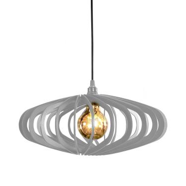 Imagem de Luminária Teto Lustre Pendente Balcão Cozinha Sala Egito Cor:branco