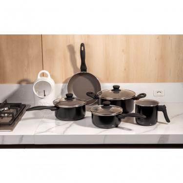 Imagem de Conjunto De Panelas 5 Peças, Preto, Com Antiaderente Ceramic Life Linha Easy Brinox Preto Brinox