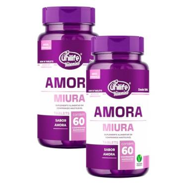 Imagem de Kit 2 Amora Miura Unilife 60 Comprimidos