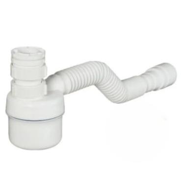 Imagem de SifãO Sanfonado Universal Tigre AjustáVel Copo FlexíVel P/Ralo, Pia, Tanque E LavatóRio