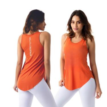 Imagem de Camiseta Regata Blusa Academia Feminina Athletic Terracota - Sallada M