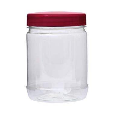 Imagem de Pote Porta Mantimentos Plástico Organizador Multiuso 1 Litro (Vinho)