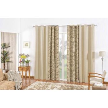 Imagem de Cortina Dublin - Casa Artuz, 2m, Areia