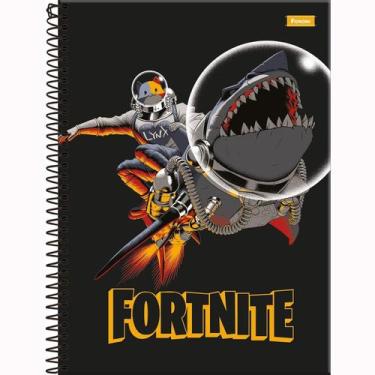 Imagem de Caderno 10 Materias Fortnite Universitário Capa Dura - Foroni