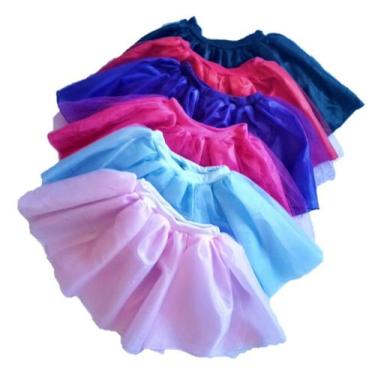 Imagem de Saia de Tule Infantil - Magic Fantasy, Branco