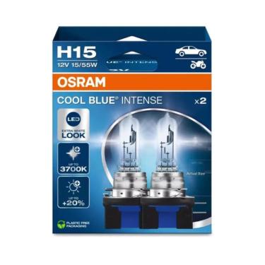 Imagem de Par De Lâmpada Osram Cool Blue Intense H15 3700k 12v 55/15w