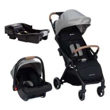 Imagem de Carrinho Spark Plus com Bebê Conforto e Base Safety, Grey Frost