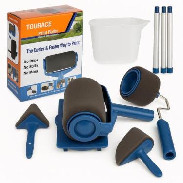 Imagem de Rolo De Pintura Com Reservatorio Com Kit 6 Peças Re09 Snel Home
