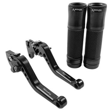 Imagem de Kit Manete Manopla Esportivo Xt 225 Xt660r Dt 200 Tdm 25 - Stark Race,