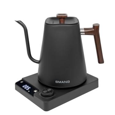 Imagem de Chaleira elétrica, aquecedor elétrico de pescoço de cisne, controlo de temperatura de ± 1 fagor , para despejar sobre café e chá, interior de aço inoxidável 304, sem BPA, chaleiras elétricas de
