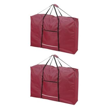 Imagem de PATIKIL Bolsa dobrável de armazenamento de mesa, 2 peças 600D resistente à prova d'água bolsa de armazenamento para cadeira dobrável com alça para cadeira de rodas com gravidade zero, 109 cm C x 73 cm