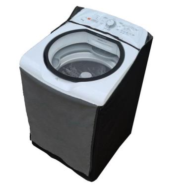 Imagem de Capa Protetora Impermeavel Maquina Lavar Roupas Brastemp 11kg Ziper Pa
