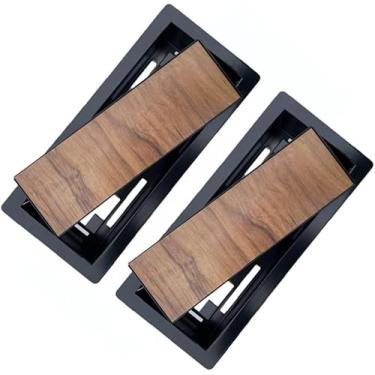 Imagem de Registro de piso 4x10 capas de ventilação modernas capa de inserção de azulejo aberturas de aço registros 10x4 Drop in com inserções de azulejos personalizados bandeja de ferro perfil baixo pisos de