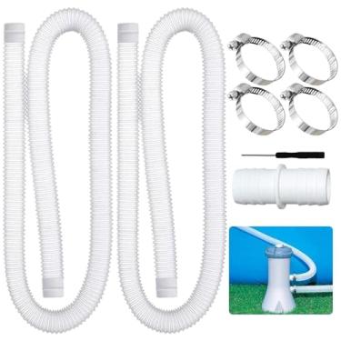 Imagem de Mangueiras para Piscina, Tubo Filtro Piscina 99 cm, Flexível e Resistente para Circulação de Água, Aspiração Manual e Conexões de Spa
