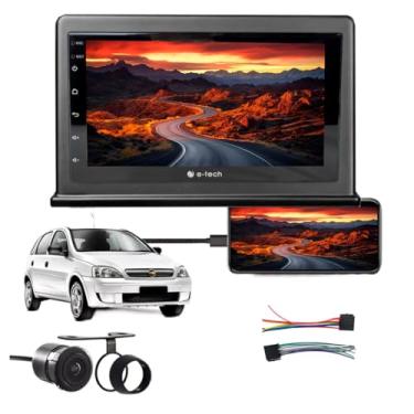 Imagem de Kit Multimídia Mp5 2 Din Android Corsa Classic Hatch Sedan