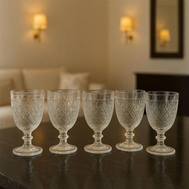 Imagem de Jogo Jarra 1.5l Com 6 Taças Em Vidro Casambiente, Transparente Monza