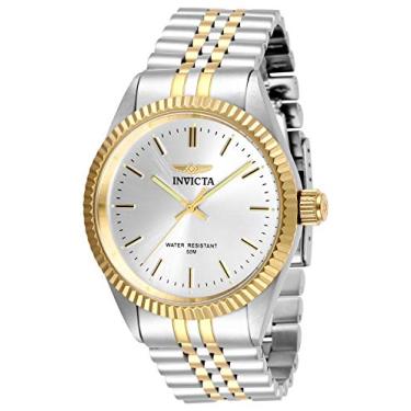 Imagem de Invicta Relógio de quartzo masculino Specialty 29378 – 43 mm + Kit de reparo de relógio Invicta ITK001, Dois tons, Relógio de quartzo