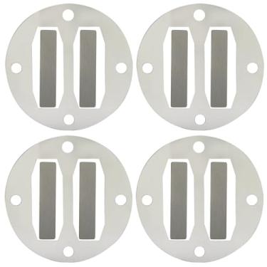 Imagem de Kyuionty 4 conjuntos de kit de vedação de cabeça de compressor de ar de substituição, peças de compressor pneumático central de frete portuário, kit de teste válvula de palheta