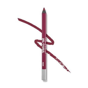 Imagem de Lápis de Lábios Glide-On Urban Decay 24/7 - Delineador de Lábios Impermeável e de Longa Duração - Fórmula Suave, Cremosa e Hidratante com Vitamina E - Evita que o Batom Emplume - Venom (Rich Plum), 0,04 Oz