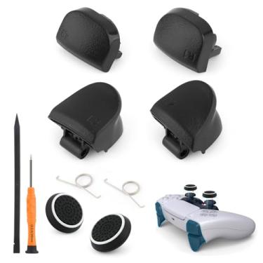 Imagem de Botões de gatilho de substituição para PS5 L1 R1 L2 R2 para PlayStation 5 PS5 BDM-020 Botões de ombro com ferramentas de reparo de acessórios de molas