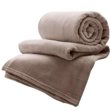 Imagem de Cobertor Solteiro Manta Microfibra Home Design Lisa Corttex 150x200 cm