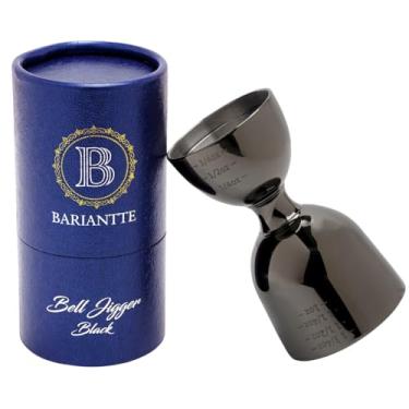 Imagem de BARIANTTE Black Bell Jigger for Bartending, Premium Cocktail Jigger 2 oz 1 oz, Shot Measure Jigger, Durable Double Jigger with Measurements Inside - Cocktail Measuring Cup, Mirror Finish Bar Jigger