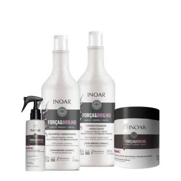 Imagem de Inoar Kit Força e Brilho Tratamento 4 Produtos