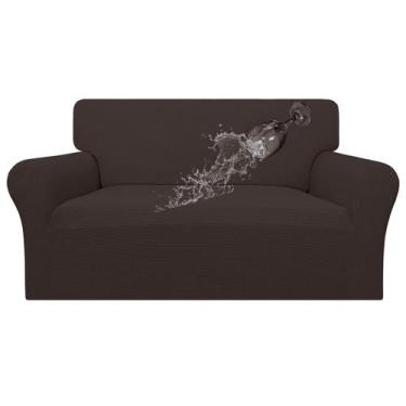 Imagem de Capa de sofá impermeável Loveseat Easy-Going Chocolate