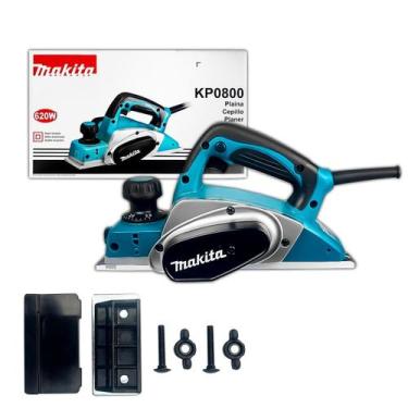 Imagem de Plaina Elétrica KP0800 Makita 620W Largura 82mm Profundidade 2mm Veloc