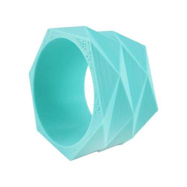 Imagem de 6 Argolas Para Guardanapo - Mesa Posta - Toque 3D, Azul Tiffany