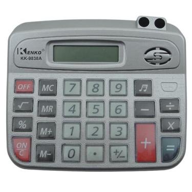 Imagem de Calculadora Eletrônica De Mesa Digital 8 Dígitos Kk-9838A / LH-9838A -