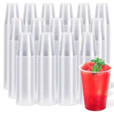 Imagem de Copos plásticos descartáveis transparentes JOLLY CHEF de 9 onças/270 m