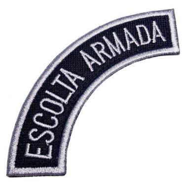 Imagem de M0060T 02 Escolta Armada Patch Bordado Fixa Com Ferro Passar - BR44