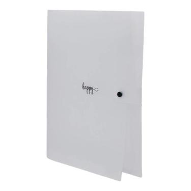 Imagem de Pasta Sanfonada Organizadora 5 Divisórias Semanal Polibras, Cristal