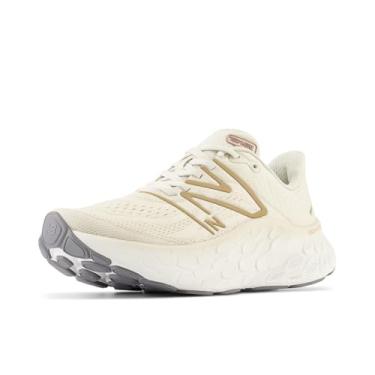 Imagem de New Balance Fresh Foam X More V4 Tênis de corrida feminino, Timberwolf/dourado metálico, 9.5 Wide