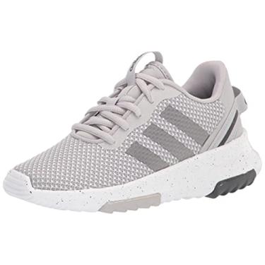Imagem de adidas Tênis de corrida unissex infantil Racer Tr 2.0, Cinza/ferro metálico/cinza, 6 Toddler