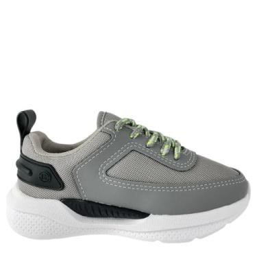 Imagem de Tênis Casual Infantil Menino Molekinho 2864.102 Cinza (Cinza, BR, Criança de 9 a 12 anos, Numérico, 32)