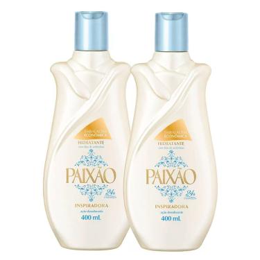 Imagem de Kit 2 Hidratante Paixão Inspiradora com Óleo de Amêndoas ação desodorante 400ml