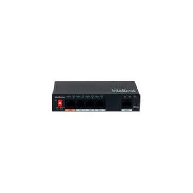 Imagem de Switch Intelbras SF 500 Hi-poe SKD Fast Com Portas PoE, 5 Portas - 4760069